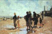John Singer Sargent Oyster Gatherers of Cancale oil on canvas